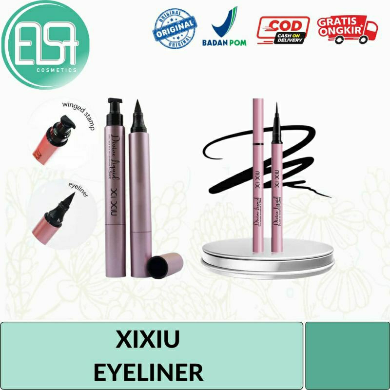 Jual Xi Xiu Divine Eyeliner Liquid Pen Waterproof Black Xiciu Digine