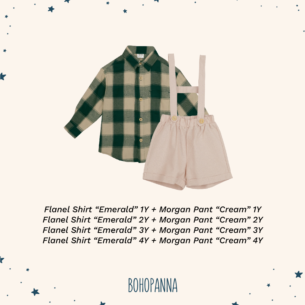 Jual BOHOPANNA - BUNDLING FLANEL SHIRT WITH MORGANT PANT | Shopee Indonesia