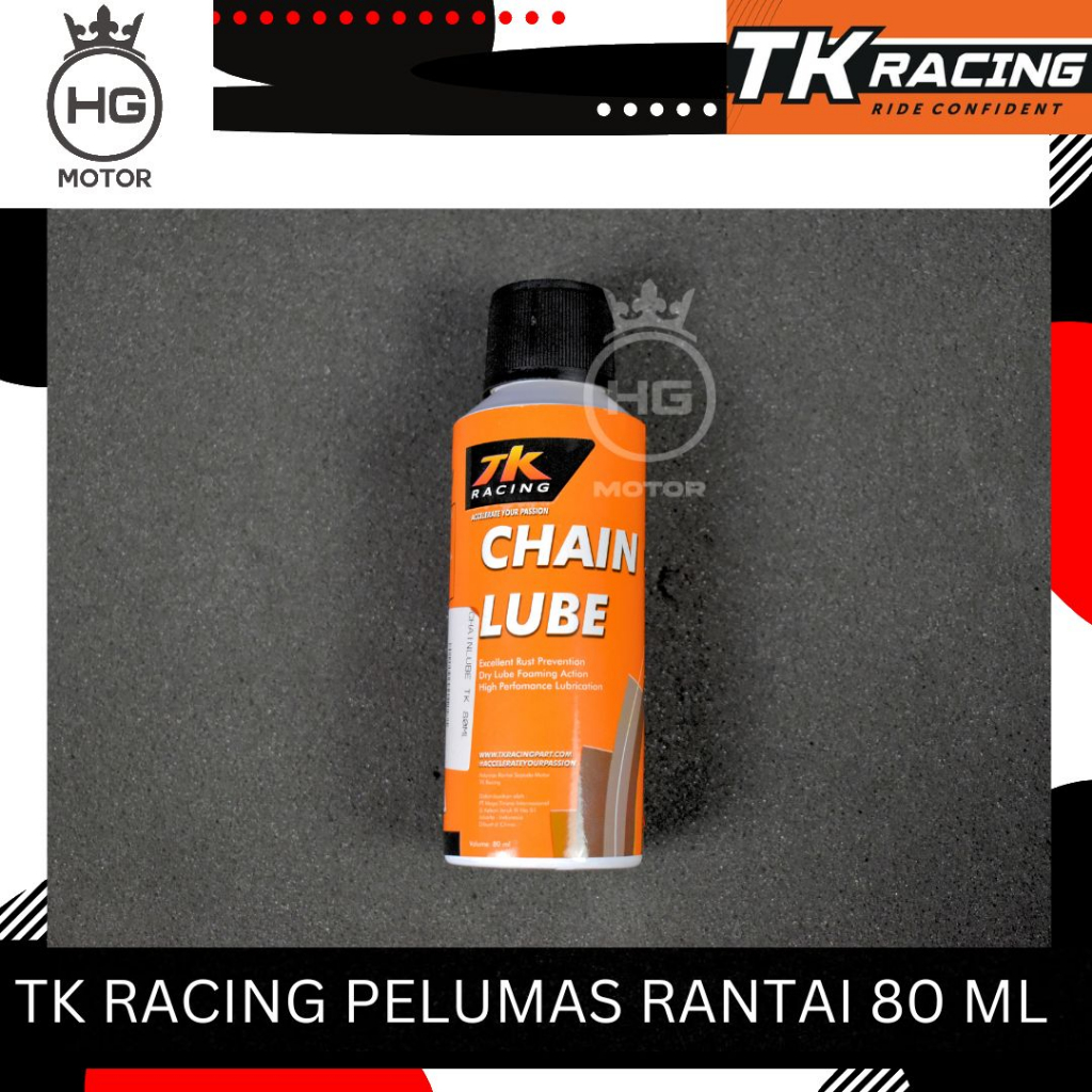 Jual CHAINLUBE CHAIN LUBE PELUMAS RANTAI TK RACING 80ML | Shopee Indonesia