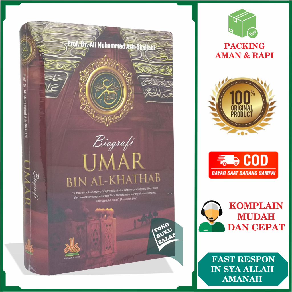 Jual Biografi Umar bin Al Khathab Sejarah Khalifah 'Umar bin Khothob ...