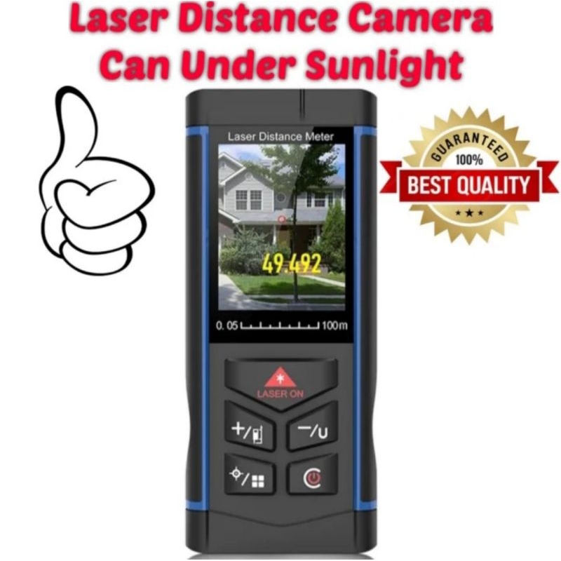 Jual Meteran 100m / 200m Laser Distance Camera Pengukuran Matahari ...