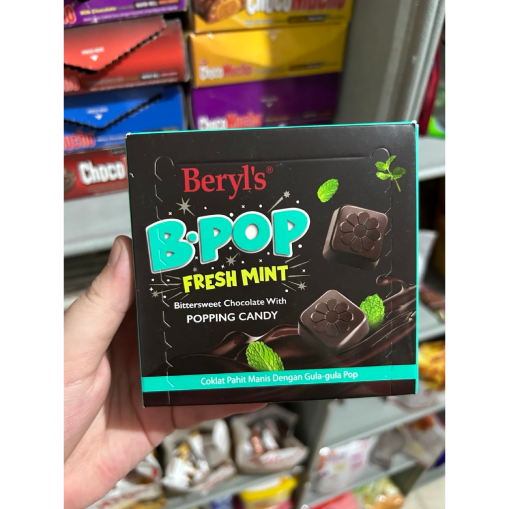 Jual Beryls B Pop Mint (Ecer Bukan Satu Kotak) Coklat Meletup Rasa Mint ...