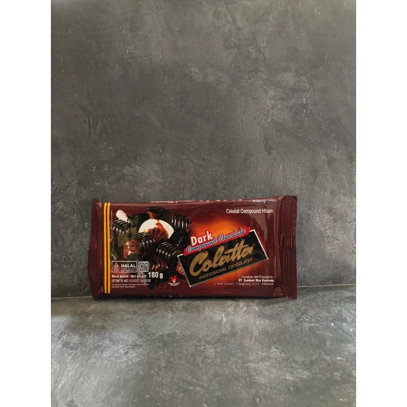 Jual colatta dark compound 180gr | Shopee Indonesia