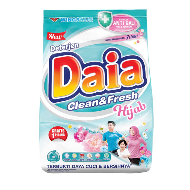 Jual Daia Detergent Bubuk Clean & Fresh Hijab 800g | Shopee Indonesia