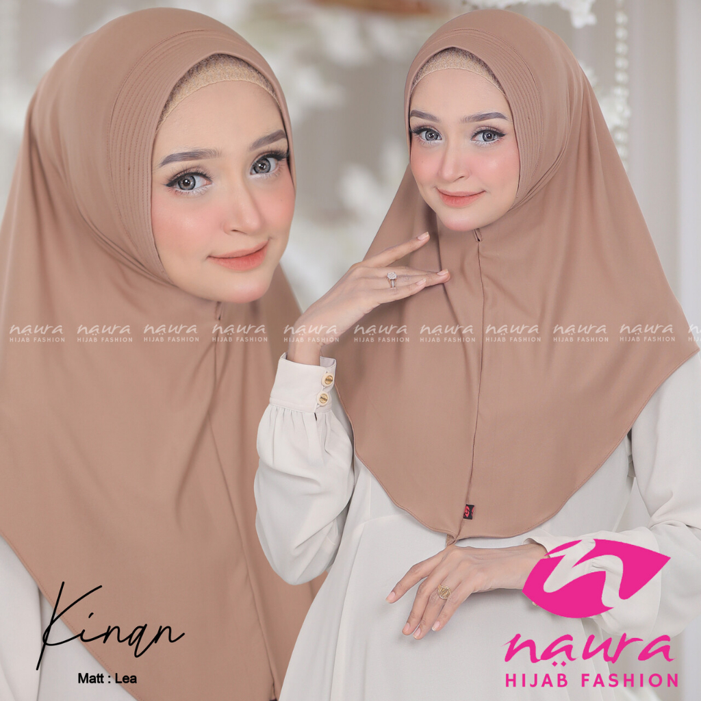 Jual Hijab Instan Bergo Oval High Quality Naura Jilbab Ped Kinan Standar M Shopee Indonesia