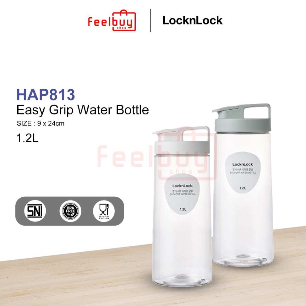 Lock & Lock Easy Grip Water Bottle 1.5L BPA Free