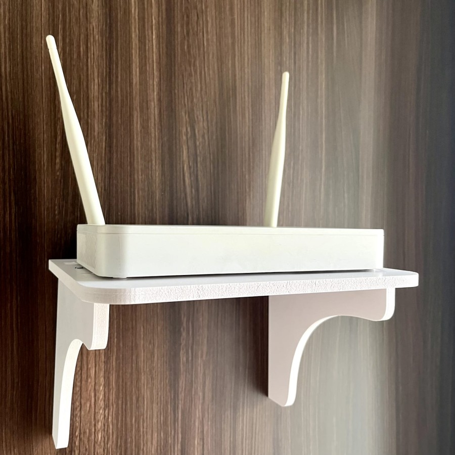 Jual Rak Ambalan Gantung Dinding Modem/Wifi Decoder Serbaguna Minimalis ...