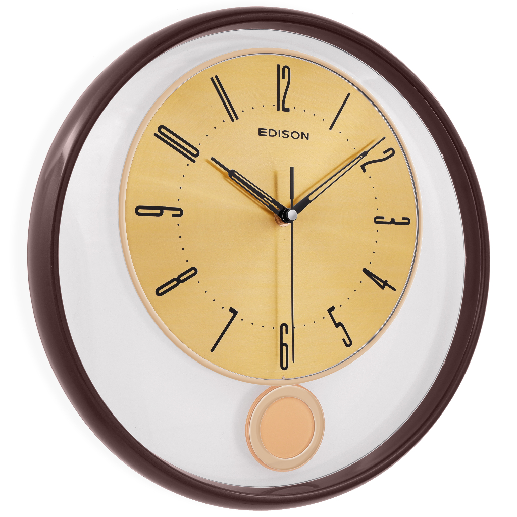 Jual Jam Dinding Edison EQ 343 AL66 Bandul Diameter 330mm 33cm Shopee Indonesia