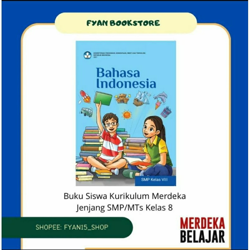 Jual Fyan Book Store: Buku Siswa Bahasa Indonesia Kelas 8 SMP/MTs ...