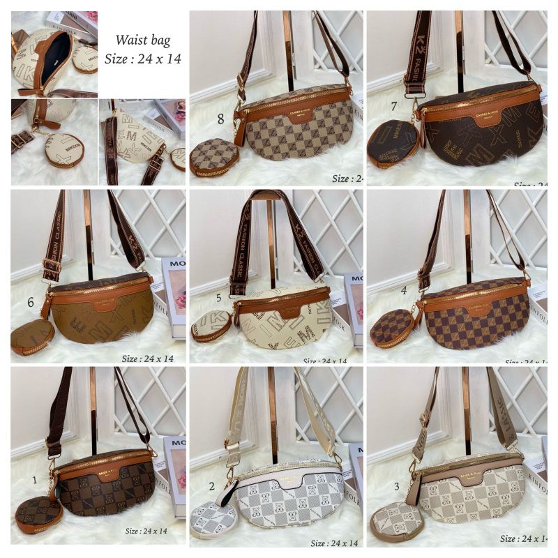 Jual Waist Bag Wanita Lv Original Import Terbaru - Oct 2023