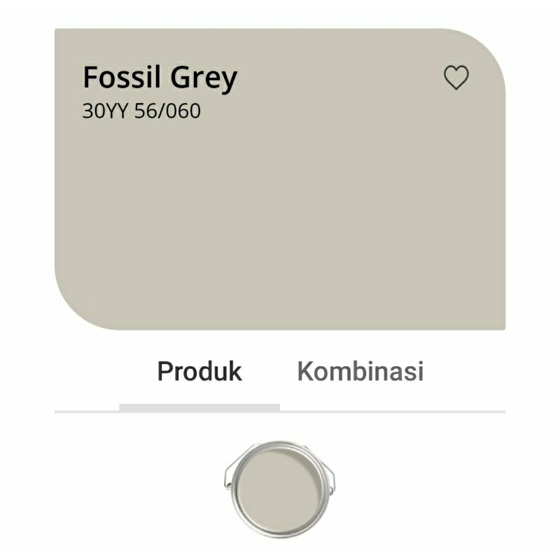 Jual CAT TEMBOK INTERIOR & EXTERIOR DULUX CATYLAC FOSSIL GREY 30YY 56