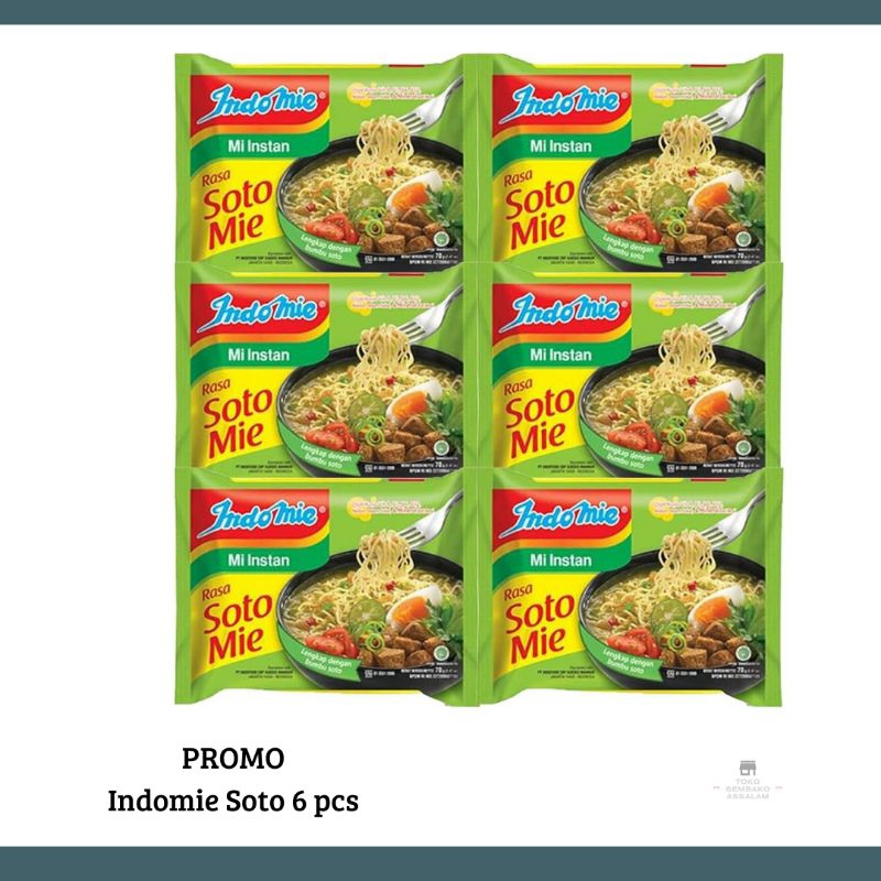 Jual promo indomie rasa soto 6 pcs | Shopee Indonesia