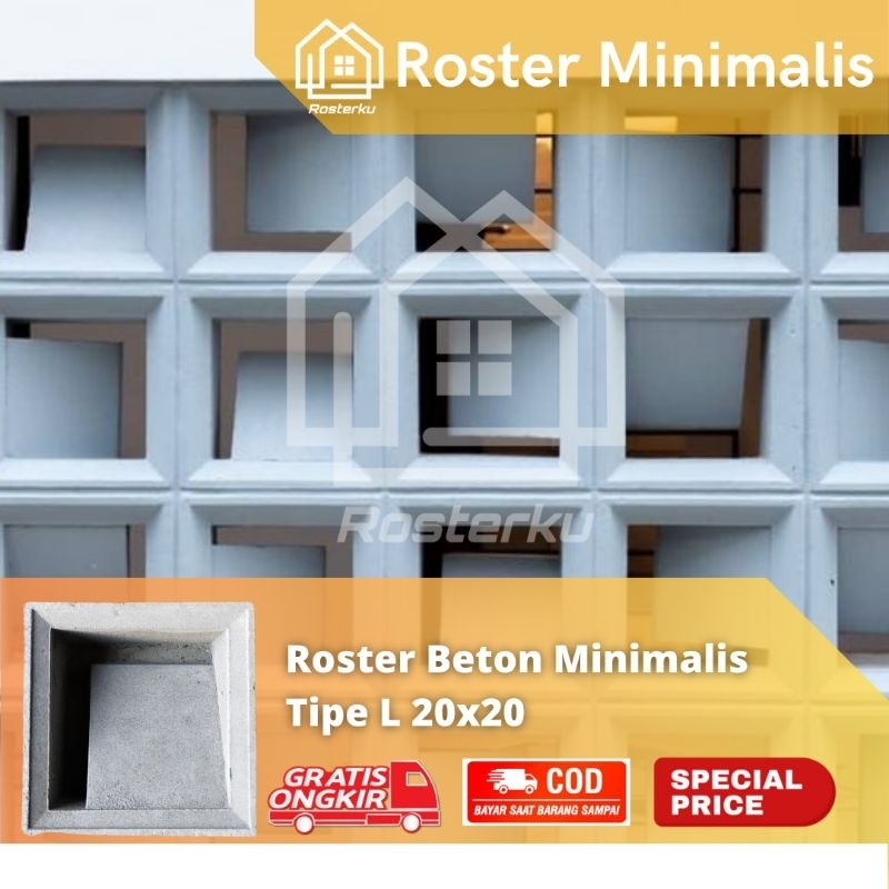 Jual ROSTER TIPE L BETON MINIMALIS | Shopee Indonesia
