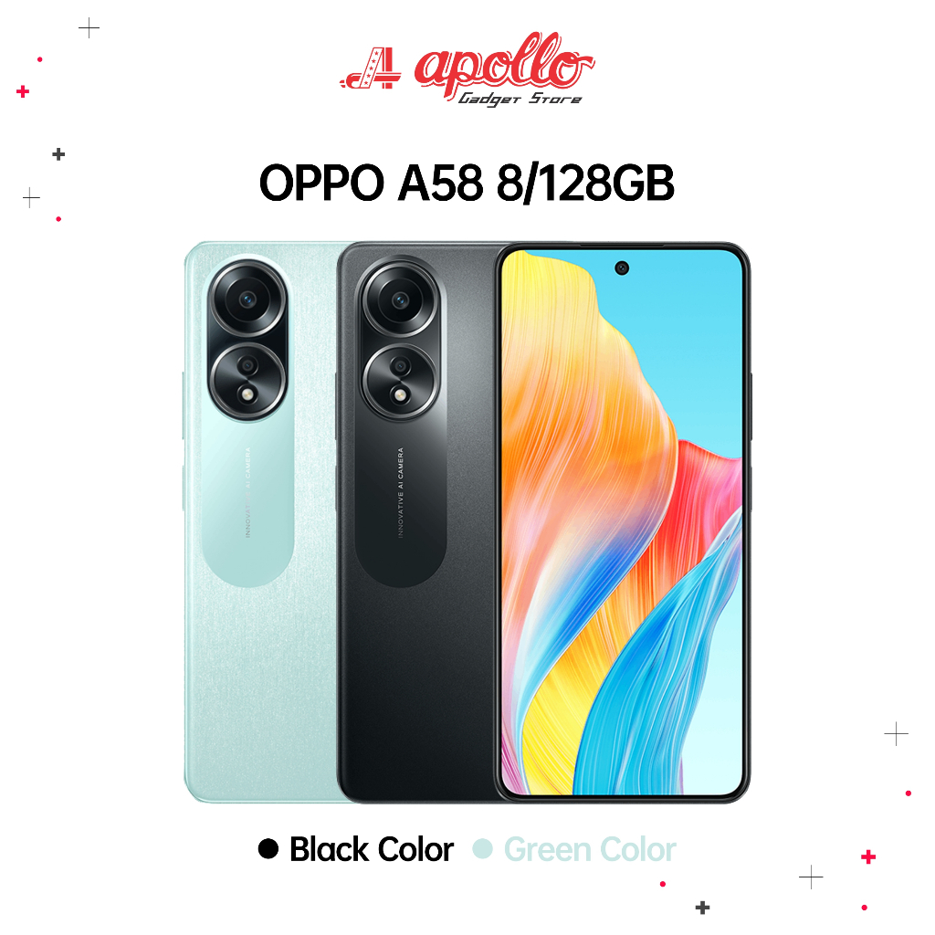 Jual Oppo A58 8/128GB Garansi Resmi Indonesia | Shopee Indonesia