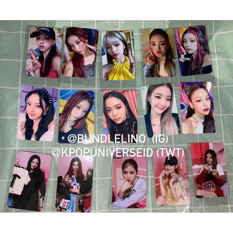 【SG Shopee リュジン】ITZY crazy in love 公式トレカ SG Shopee リュジン】ITZY crazy in love 公式トレカ SG Shopee