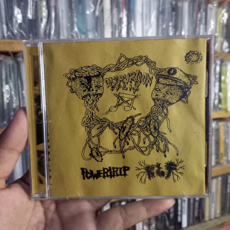 Jual CD DISRUPTION Split Grindcore POWERTRIP (Canada) X KANAKO LIKES ...