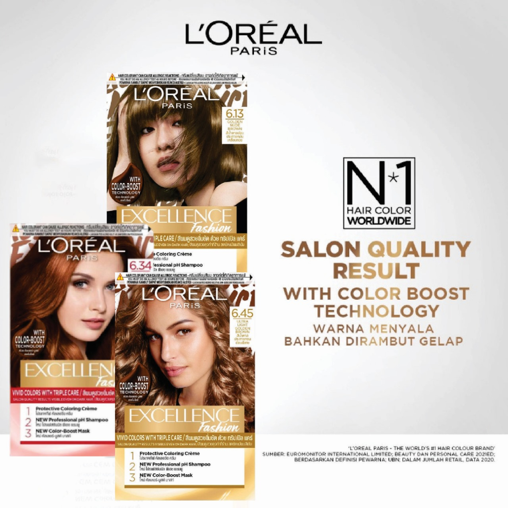 Jual LIVI - Loreal Paris Excellence Fashion | Shopee Indonesia