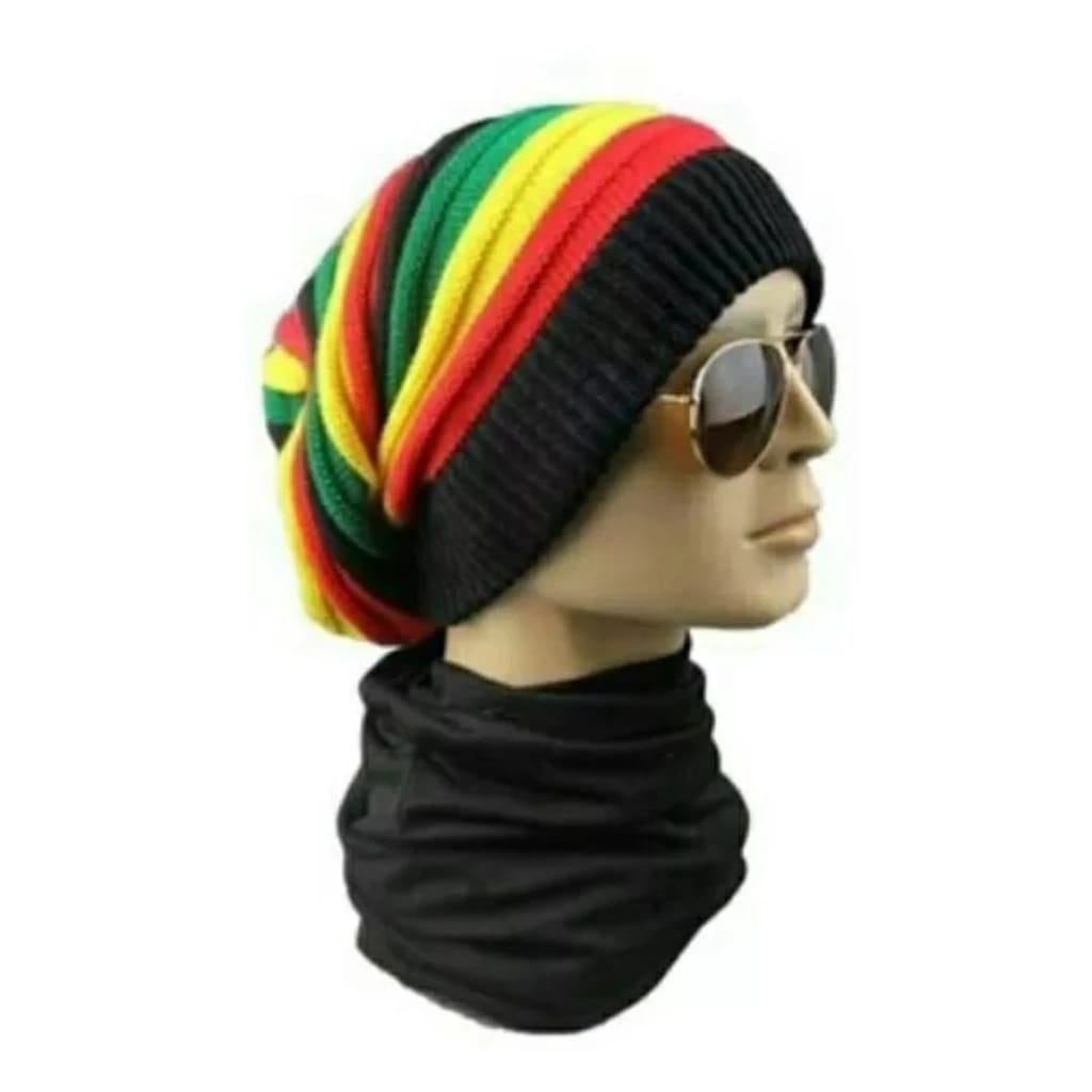 Jual Kupluk Rajut RASTA / Kupluk Rege Dewasa / Kupluk Bobmarlay Terbaru ...