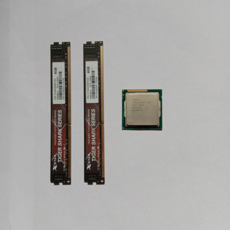 Jual Processor Intel i5 3470 & RAM 8gb(2 x 4gb) | Shopee Indonesia
