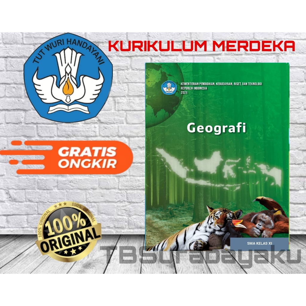 Jual Buku Paket Siswa Geografi SMA Kelas 11 Kurikulum Merdeka Kurmer ...