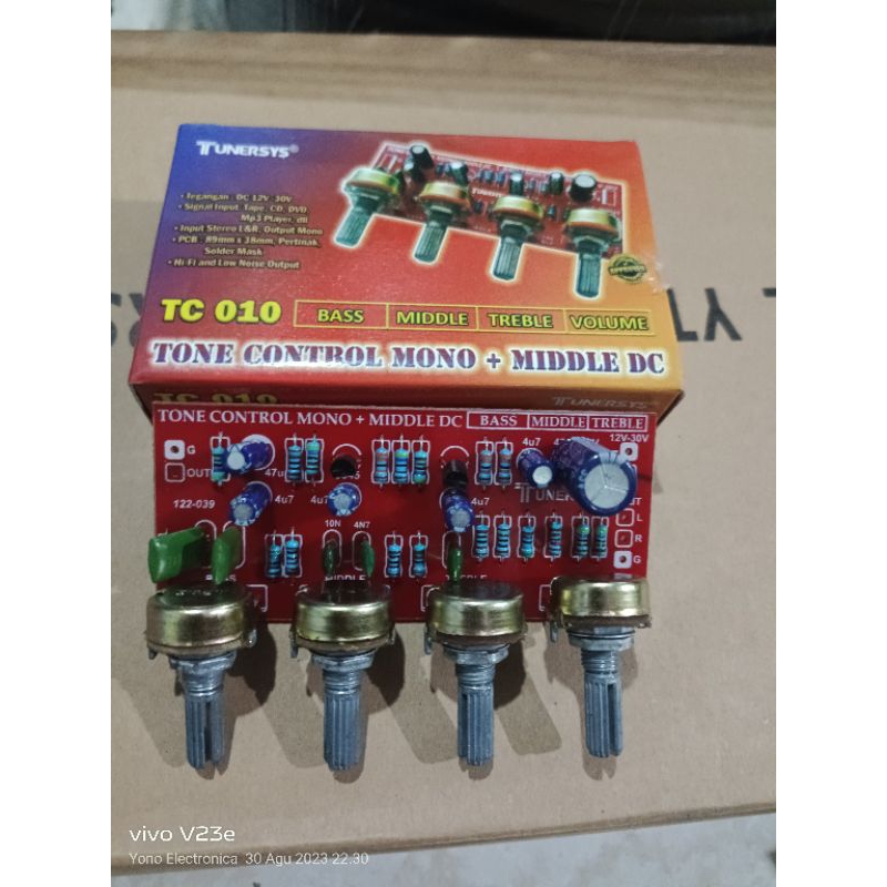 Jual Tone Control Mono middle DC TC010 Tunersys | Shopee Indonesia