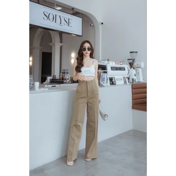 Maya Ready Kulot Hw 2 Buttons Celana Cullote Hw Premium Bkk