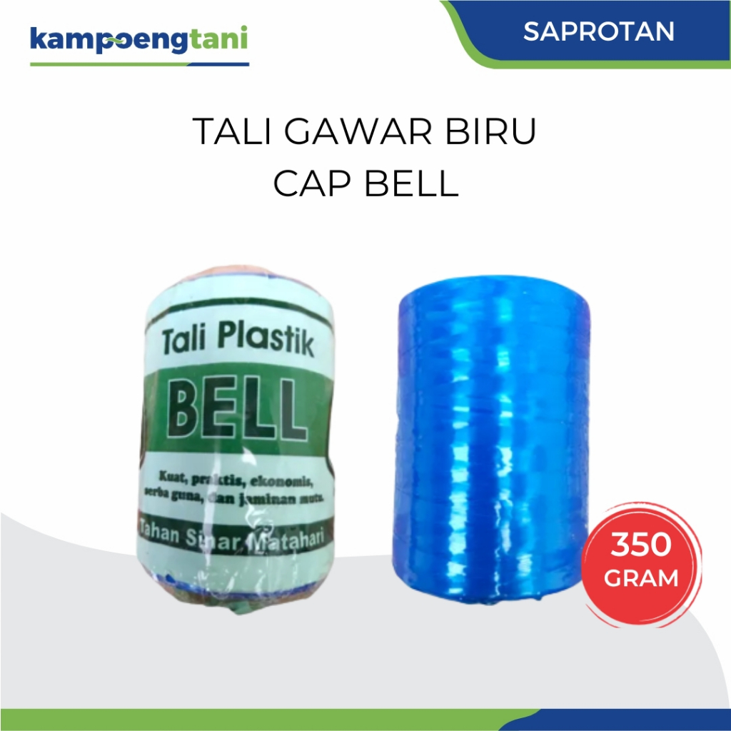 Jual Tali Gawar Biru Cap Bell 350 Gram Salaran Pertanian | Shopee Indonesia