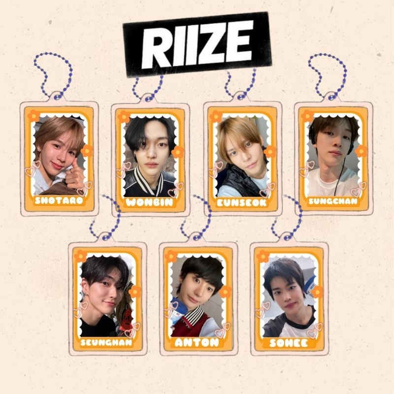 Jual Riize Selca GC Acrylic Clear Keychain Gantungan Kunci Akrilik ...