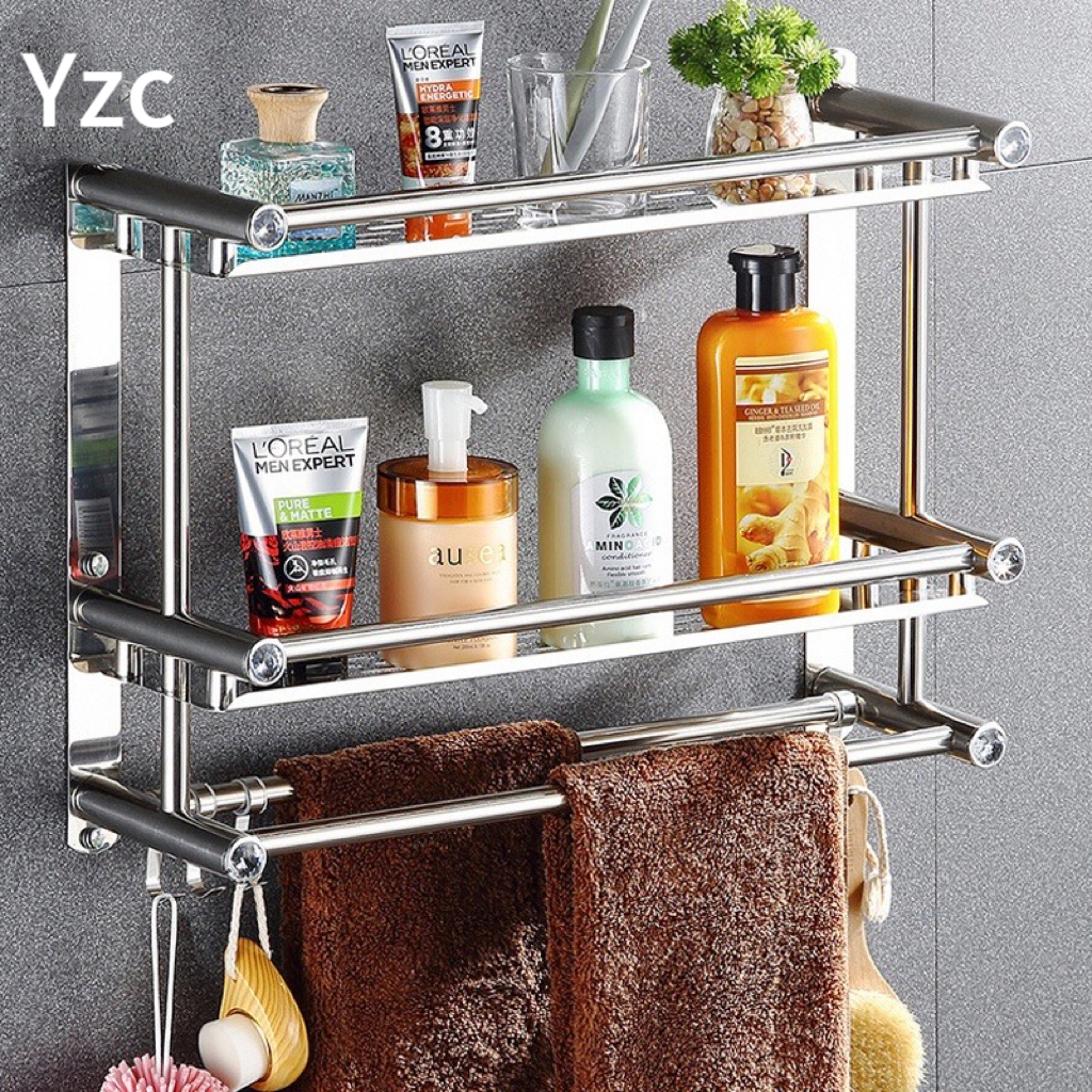 Jual Rak Handuk Kamar Mandi Terbaru Rak Dinding Serbaguna Rak Handuk ...