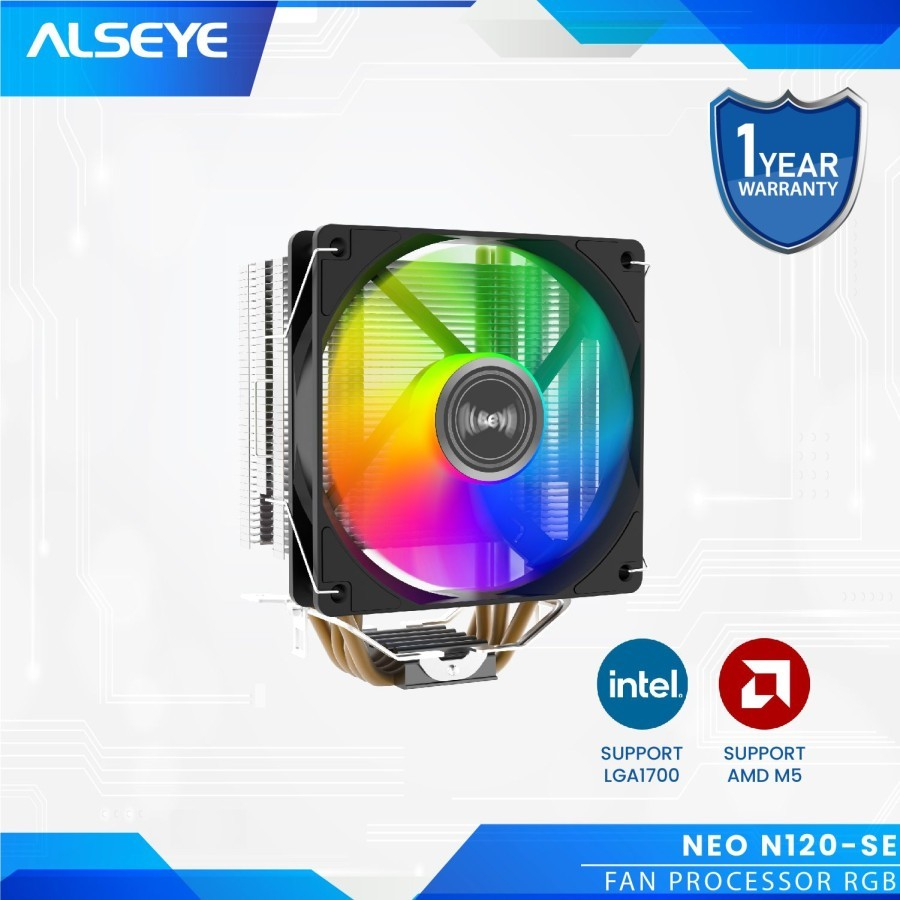 Jual Alseye Fan Processor Intel & AMD NEO N120-SE Cov - CPU Cooler Fan ...
