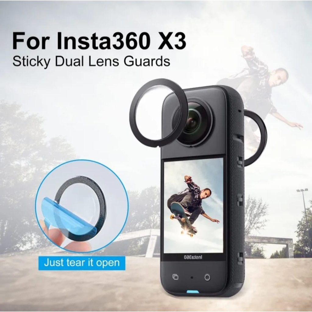 Buy For Insta360 X4 PULUZ Rotation Optical Glass Lens Guard Protective Cover (Transparent) At Affordable Prices - Free Shipping, Real Reviews With Photos