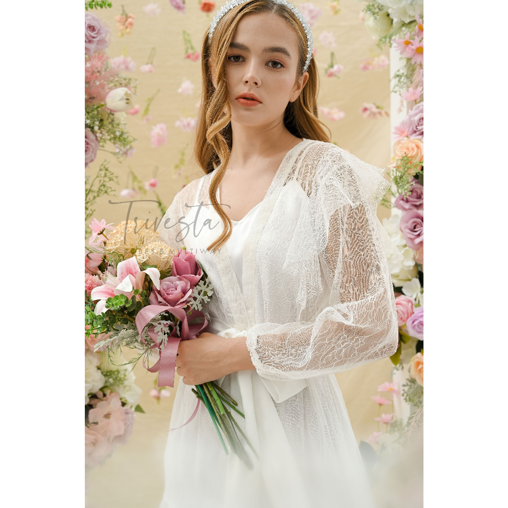 Jual Trivesta Robes - Clarabell Robe with Inner Satin - Enchanted ...