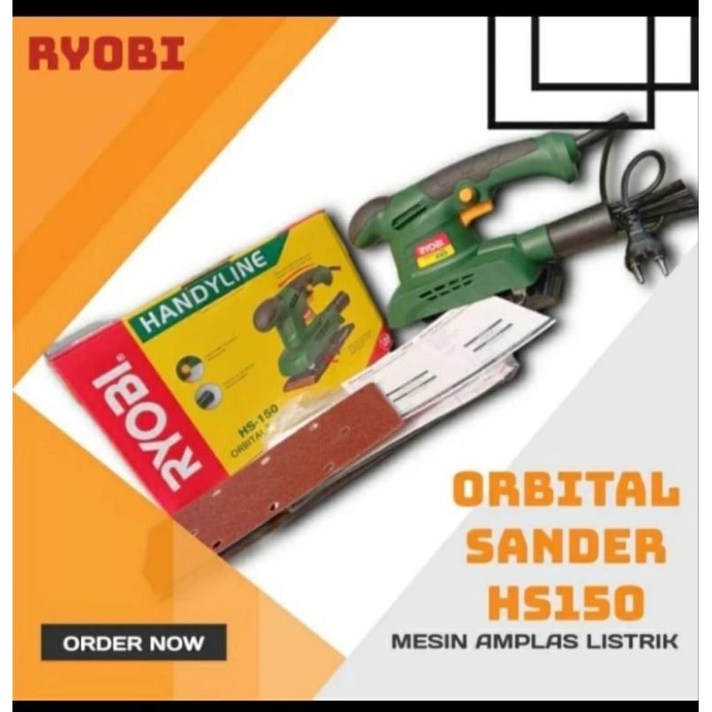 Jual Mesin orbital sander RYOBI HS150 Shopee Indonesia