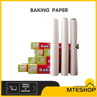 Jual Sukasari - Baking Paper Nicole Roll Non-Stick Putih Polos Repack / Newspaper  Parchment Paper Motif Koran Anti Lengket