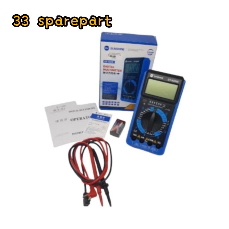 Jual MULTITESTER / MULTITESTER DIGITAL SUNSHINE DT-9205E (BIG) | Shopee ...