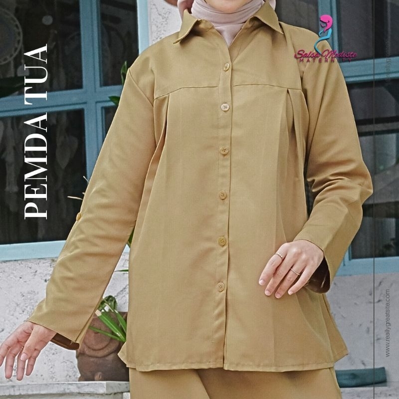 Jual Setelan Celana Seragam Hamil Kerja PNS Keki Pemda Seragam ASN