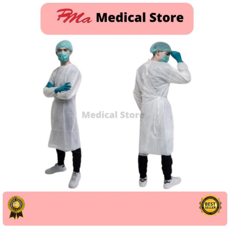 Jual APD Gown Material sponbound | Shopee Indonesia