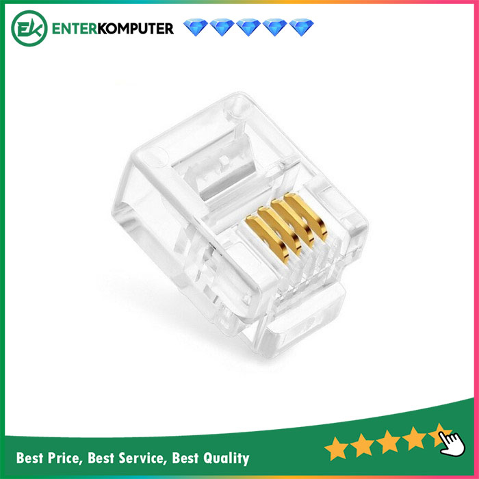 Jual Connector RJ11 (100 Pieces) - LL RJ11 | Shopee Indonesia