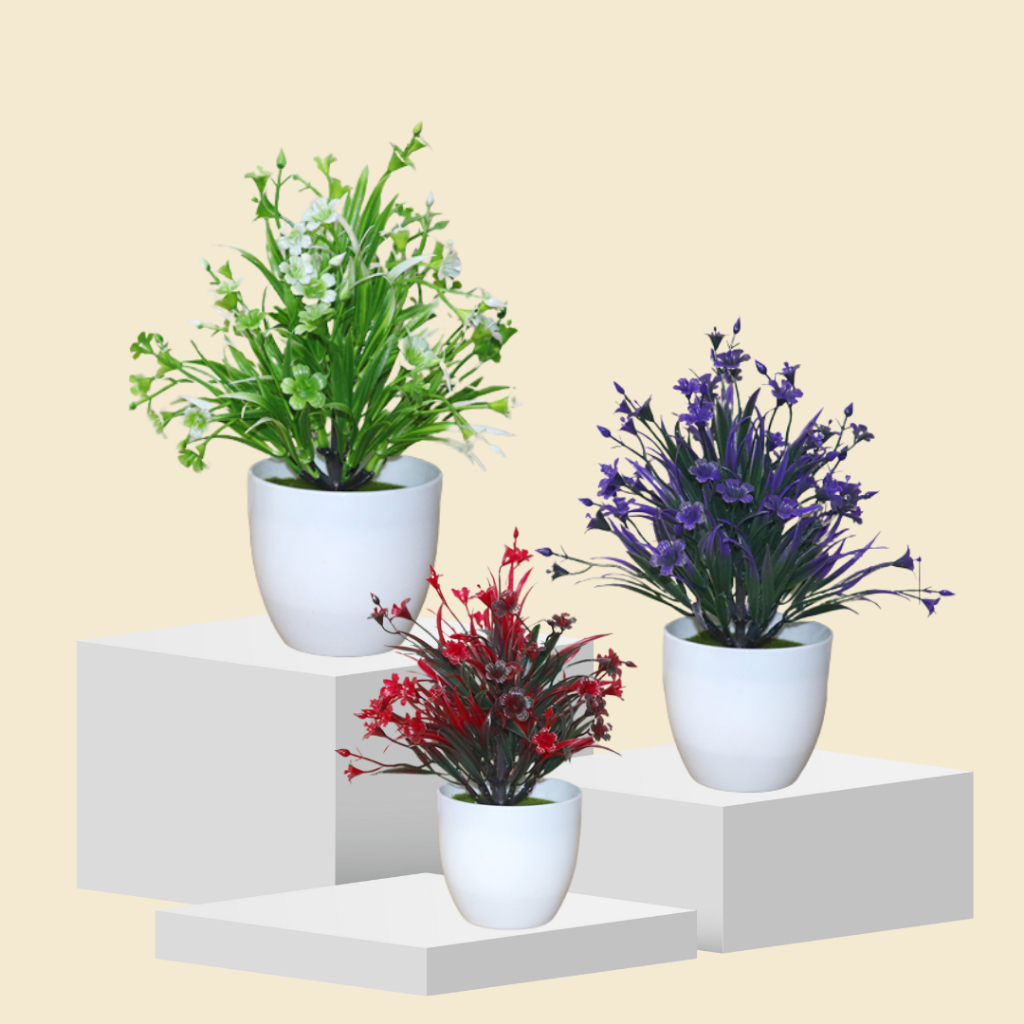 Jual PT45 Pot Tanaman Rumput Bunga Mini Hias Dekorasi Plastik S1309 ...
