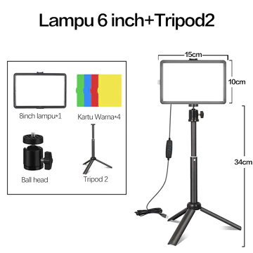 Lampu Foto Lampu LED Video Light Fill Light Tripod Ring Light Lampu Fotografi Live Vlogging