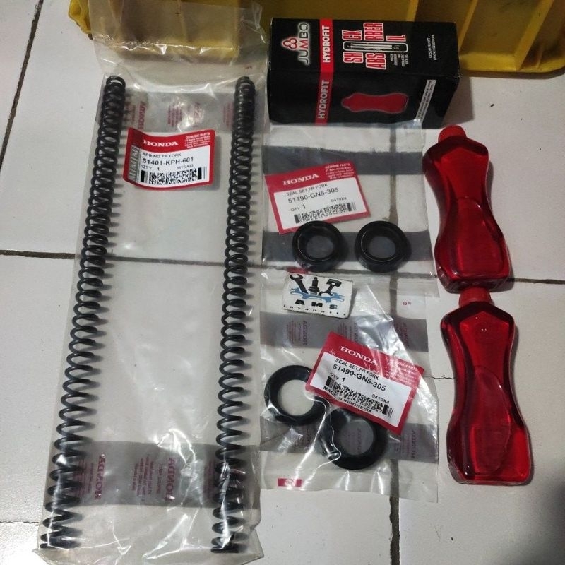 Jual Paket Per As Shock Oli Shock Seal Sok Plus Sil Tutup Abu Debu Supra X Kharisma