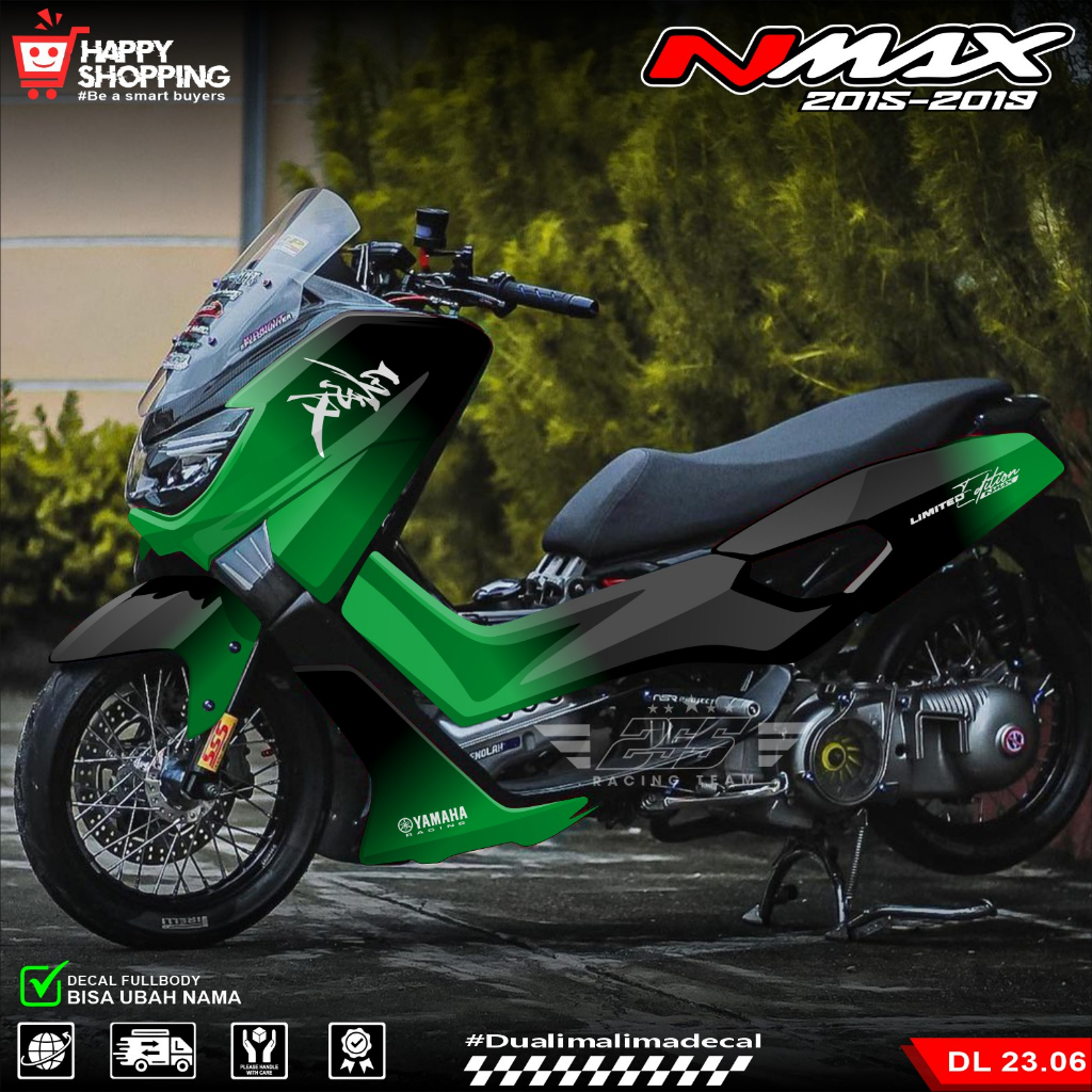 Jual (COD) Decal Sticker Yamaha Nmax Lama 2016 2017 2018 2019 2020 Full ...