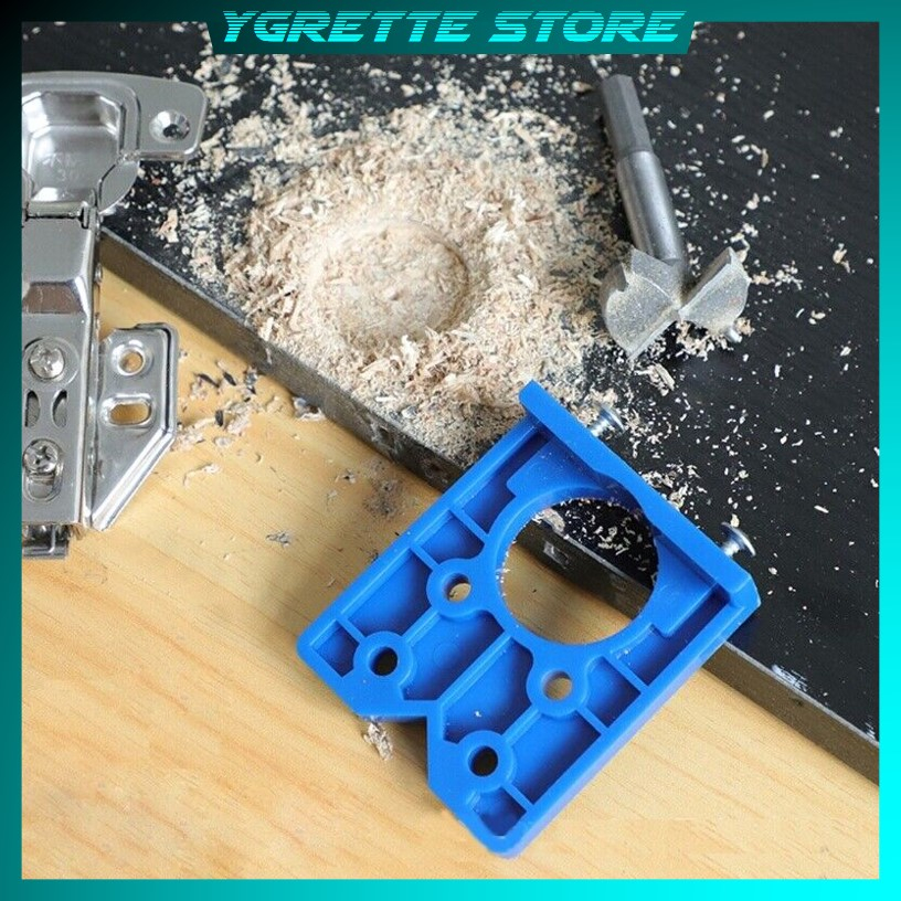 Jual YGRETTE FNICEL Alat Bantu Bor Engsel Pintu Hinge Hole Drill Guide Locator 35mm Shopee