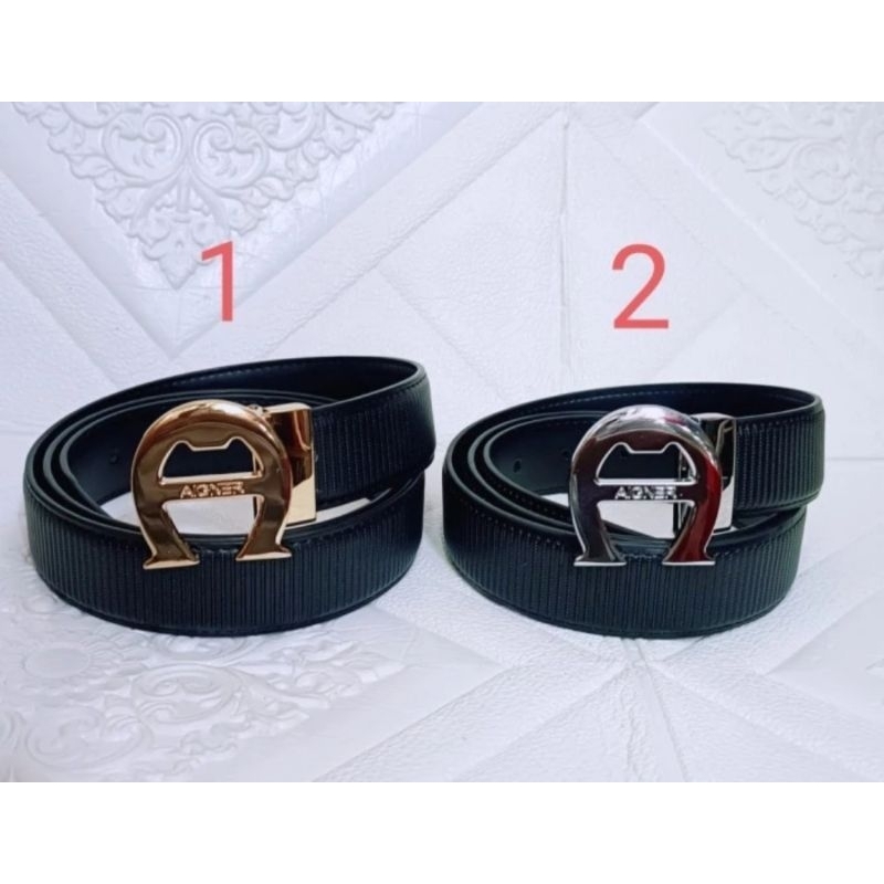 IKAT PINGGANG BELT AIGNER MODEL CANTOL PRIA COWOK