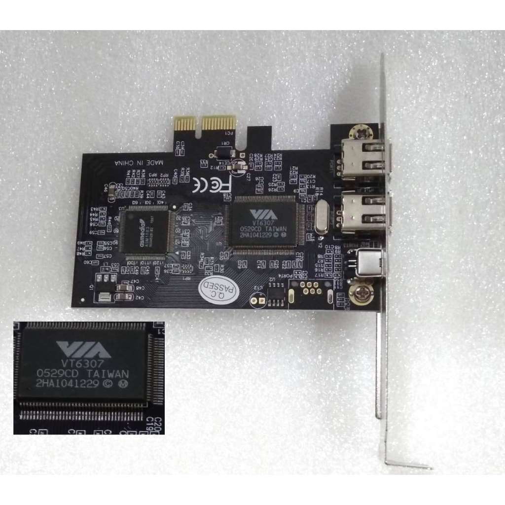 Jual PCIE PCI Express CARD FIREWIRE Fire Wire 400 1394A pin 6 x 4 Chip VIA Shopee Indonesia