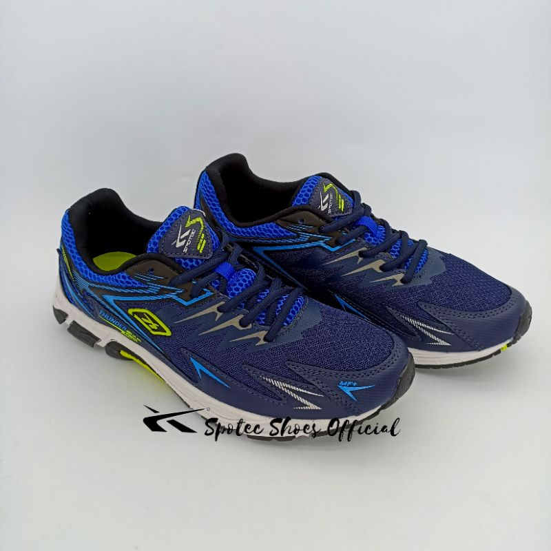 Jual SPOTEC Sepatu Running THUNDER Biru tua | Original Spotec | Shopee ...