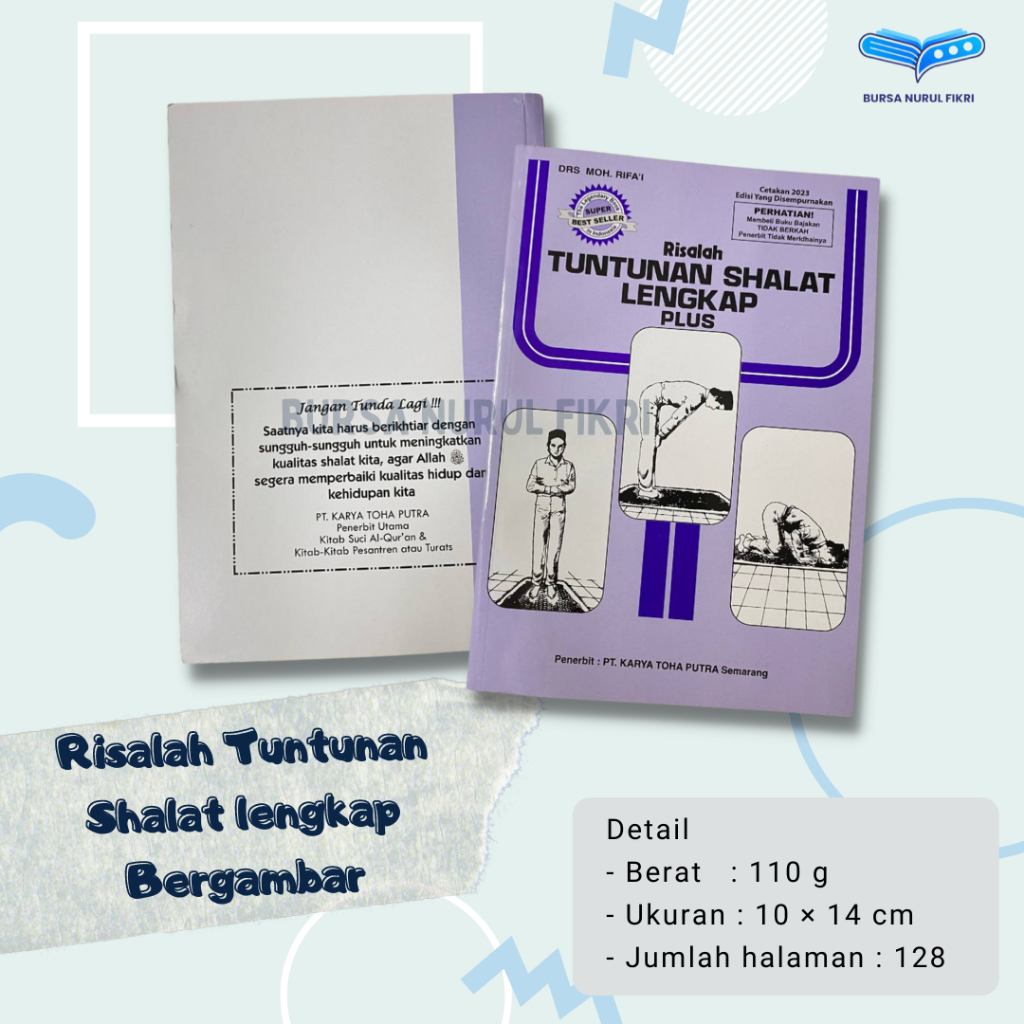 Jual Risalah Tuntunan Shalat Lengkap Disertai Gambar Ukuran A5 Penerbit ...