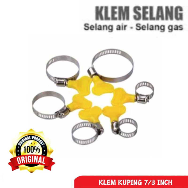 Jual Klem Selang Gas Kuping 78 Klem Selang Air Penjepit Kepala Kompor Gas Shopee Indonesia 9367