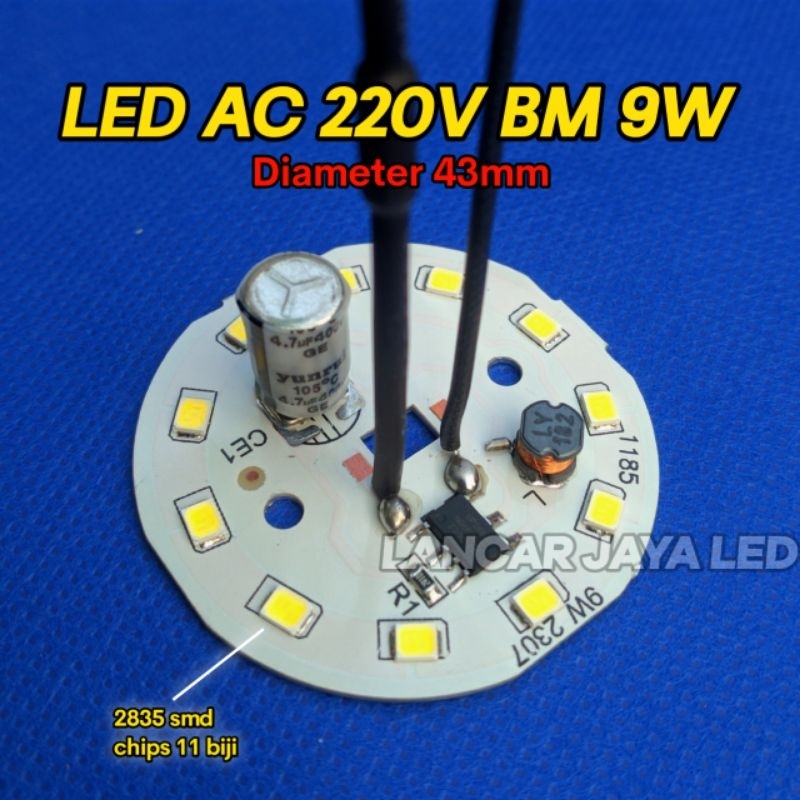 Jual PCB LED AC BM 9W Sparepart Lampu | Shopee Indonesia