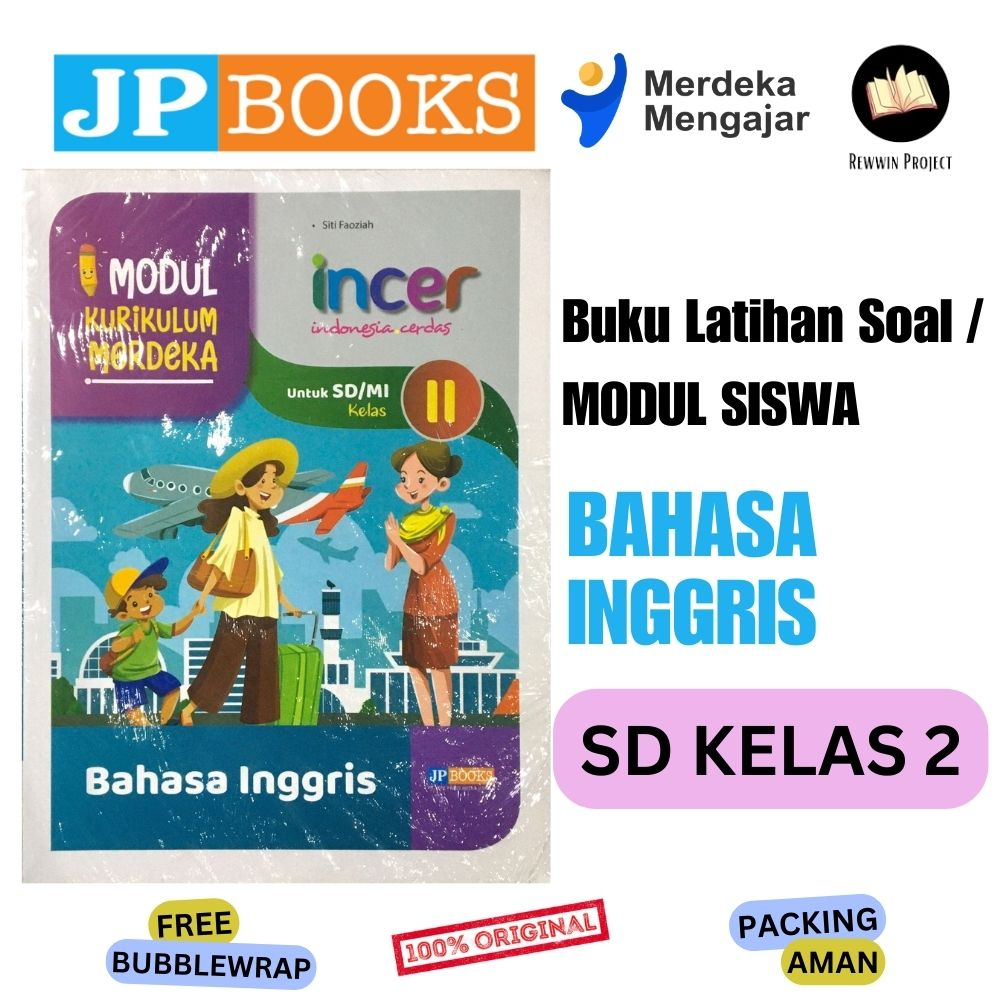 Jual Buku Latihan Soal BAHASA INGGRIS SD Kelas 2 Incer - Kurikulum ...